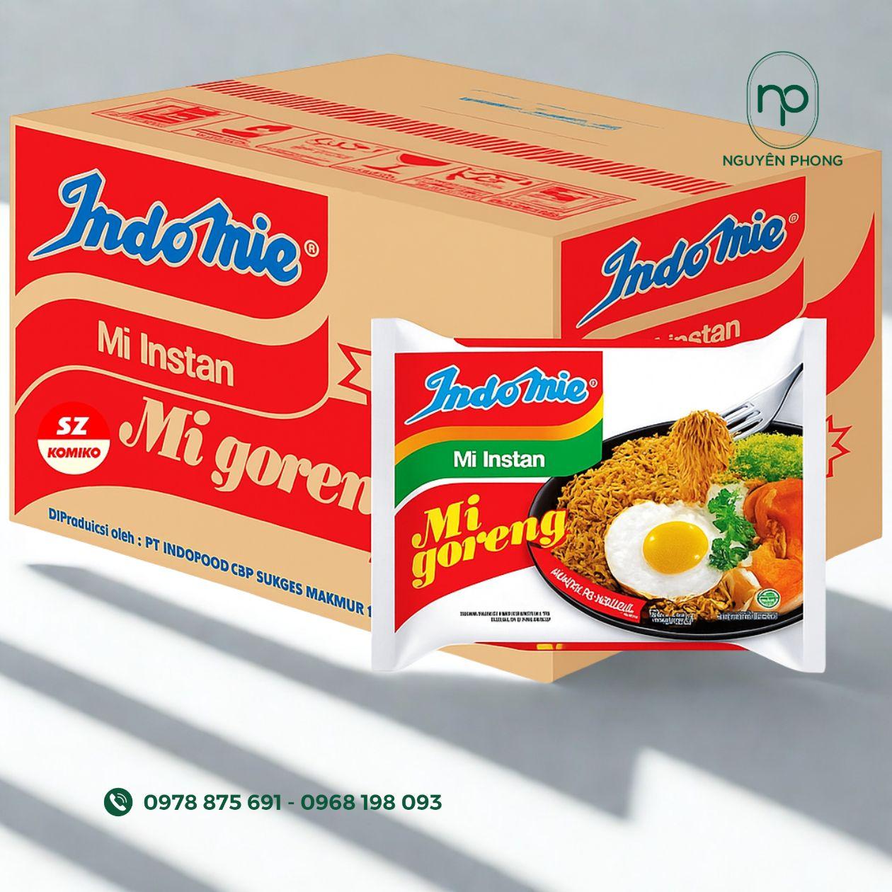 Mẫu thùng carton đựng mì tôm 